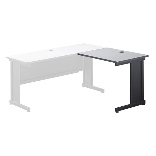 Global Industrial Furniture, 24 D X 36 in W X 30 in H, Gray, Laminate Top With Steel Frame 240269GY